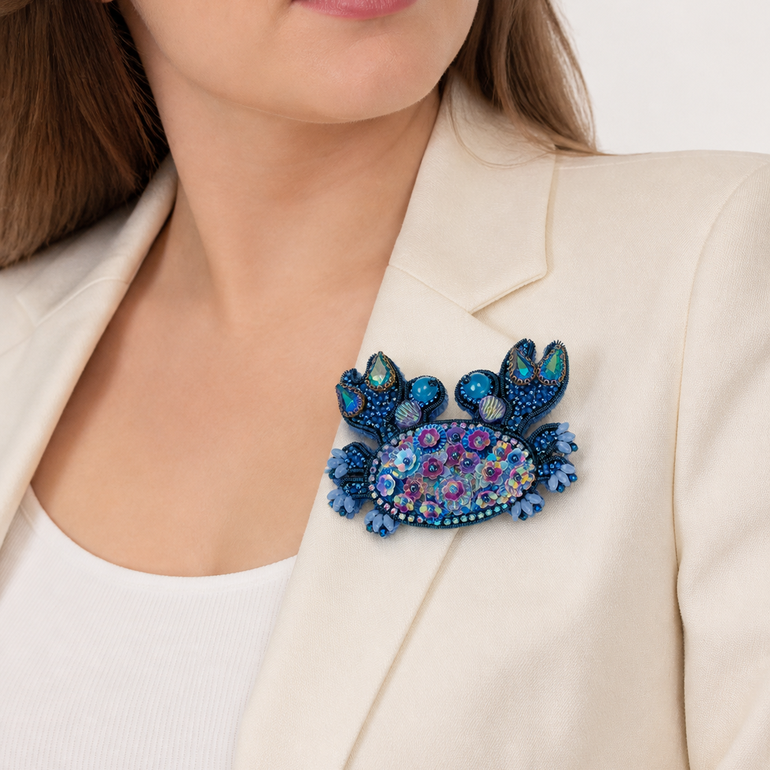 Broche Cangrejo Azul - Image 2