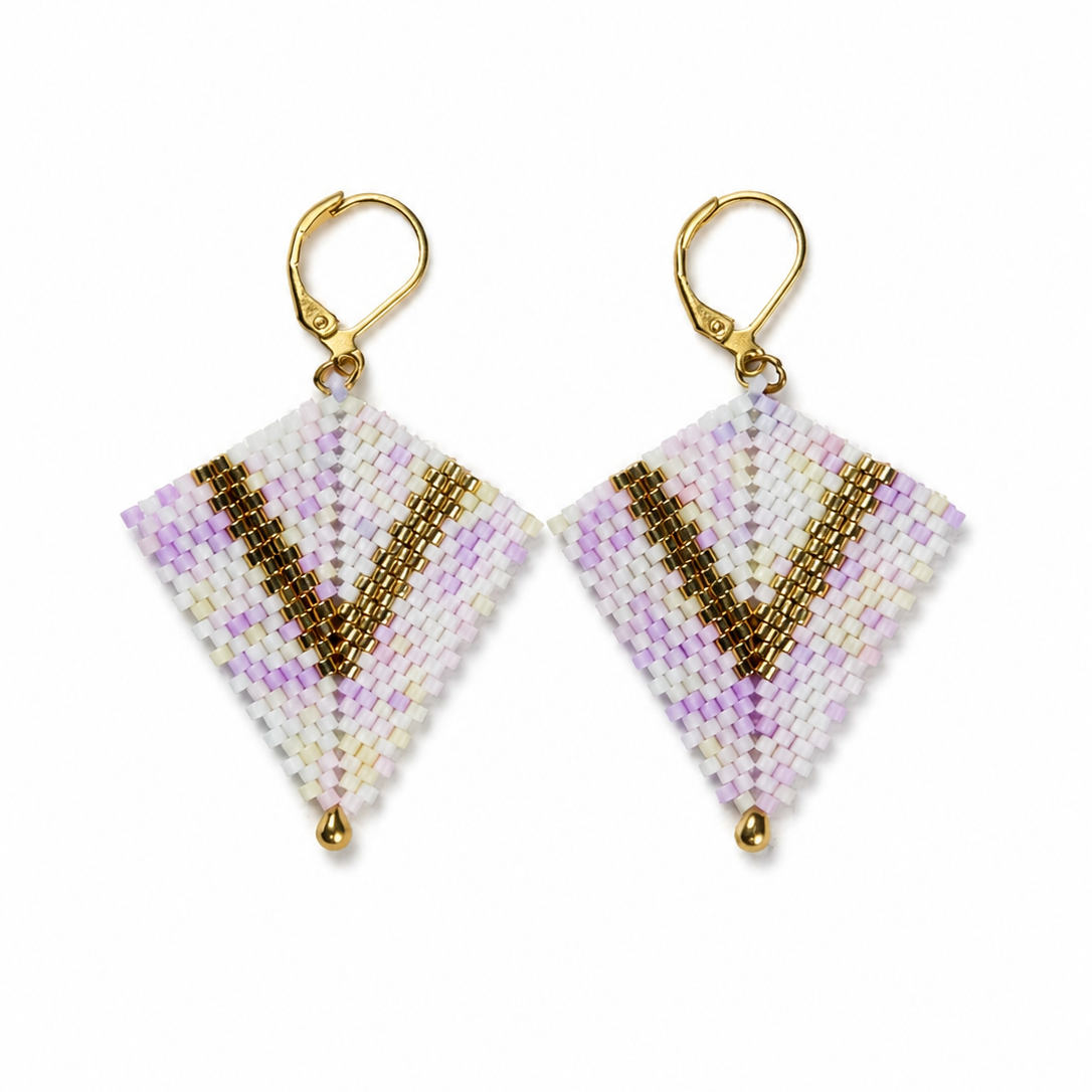 Aretes Algodón Dorado