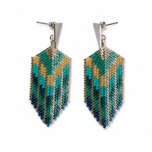 Aretes Alas Turquesa